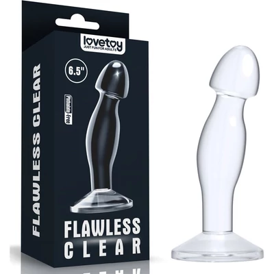 6.5'' Flawless Clear Prostate Plug