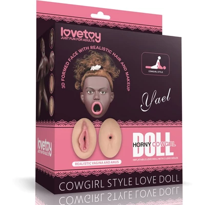 Cowgirl Style Love Doll Brown szexbaba