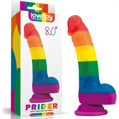 8'' Prider dildó herékkel