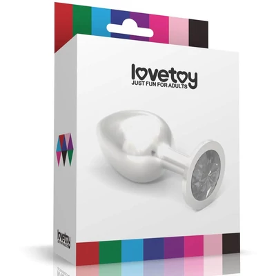 Rosebud Classic Metal Plug L Clear fenékdugó