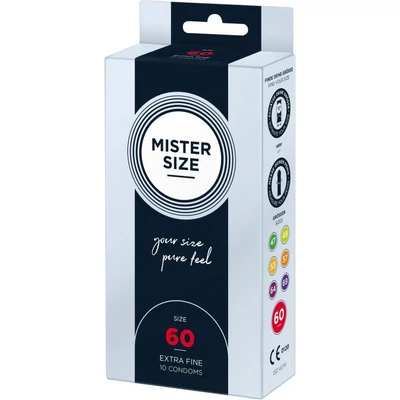 MISTER SIZE 60 mm óvszer 10 darab