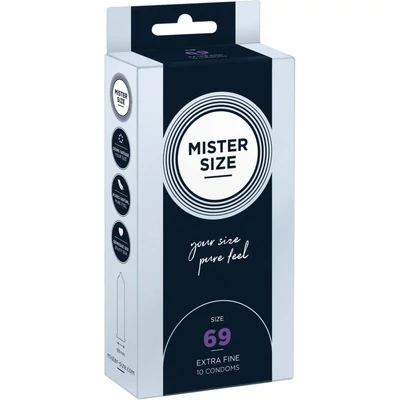 MISTER SIZE 69 mm óvszer 10 darab