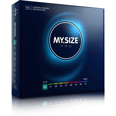 MY SIZE PRO óvszer 45 mm (36 darab)