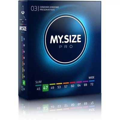 MY SIZE PRO óvszer 47 mm (3 darab)