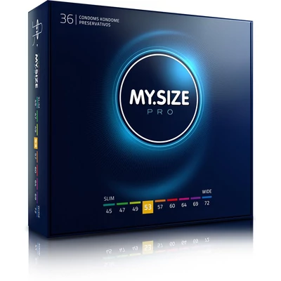 MY SIZE PRO óvszer 53 mm (36 darab)