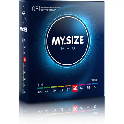 MY SIZE PRO óvszer 60 mm (3 darab)