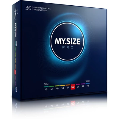 MY SIZE PRO óvszer 60 mm (36 darab)