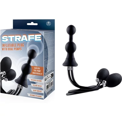Strafe Inflatable Plug With Dual Pumps fenékdugó