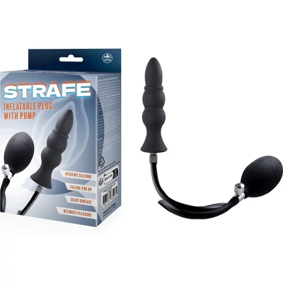 Strafe Inflatable Plug With Pump IV fenékdugó pumpával