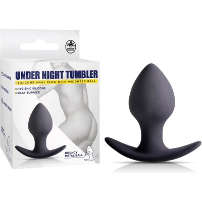 Under Night Tumbler Anal Plug with Weighted Ball II fenékdugó tapadókoronggal