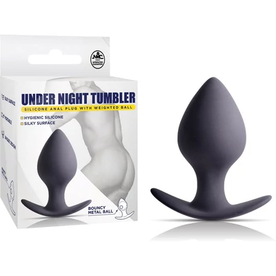Under Night Tumbler Anal Plug with Weighted Ball III fenékdugó tapadókoronggal