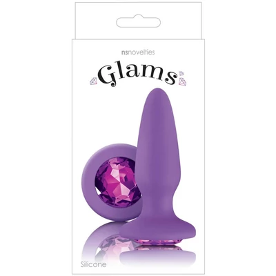 Glams Purple Gem fenékdugó