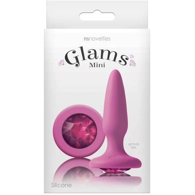 Glams Mini Pink Gem fenékdugó