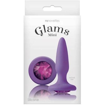 Glams Mini Purple Gem fenékdugó