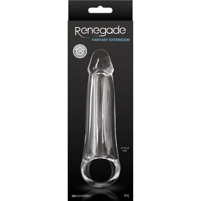 Renegade - Fantasy Extension - SM - Clear péniszköpeny