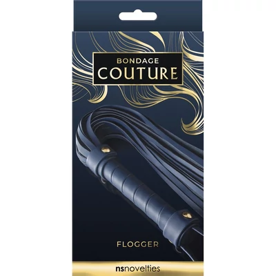 Bondage Couture - Flogger - Blue korbács