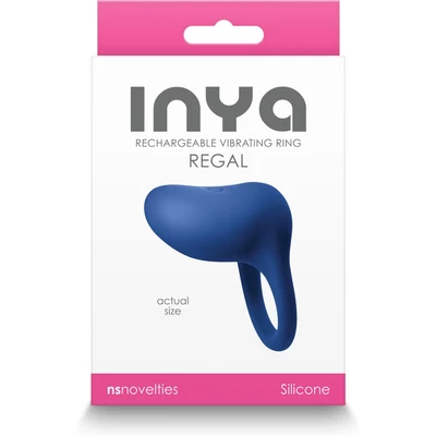 INYA - Regal - Blue vibrátoros péniszgyűrű