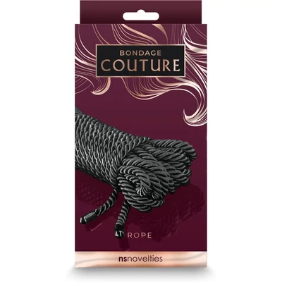 Bondage Couture - kötél - fekete