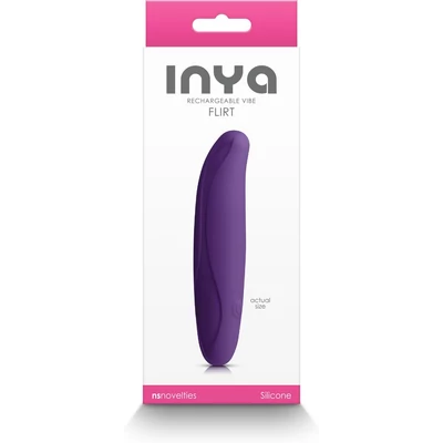 INYA-  Flirt - Dark Purple mini vibrátor