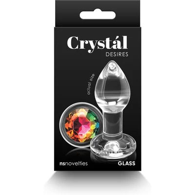 Crystal - Desires - Rainbow Gem - Small fenékdugó