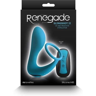 Renegade - Slingshot II - Teal vibrátoros prosztata maszírozó