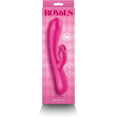 Royals - Divine - Metallic Pink melegítő funkciós vibrátor