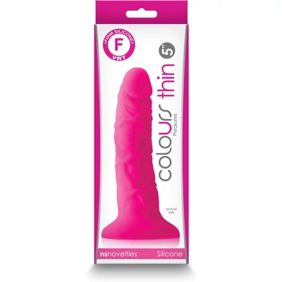 Colours - Pleasures - Thin 5" dildó - Pink