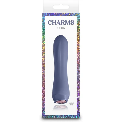 Charms - Fern - Gray mini vibrátor