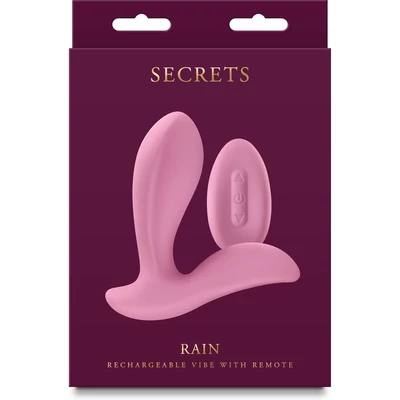 Secrets - Rain - Coral vezeték nélküli távirányítós vibrátor