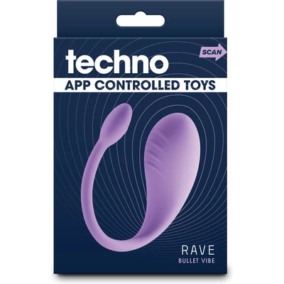 Techno - Rave - Lavender vibrátoros tojás