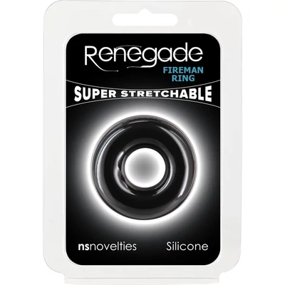 Renegade - Fireman Ring - Small - Black péniszgyűrű