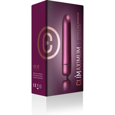 Climaximum - Jolie Burgundy vízálló mini vibrátor