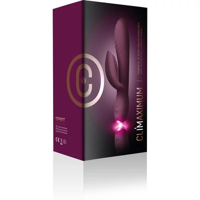 Climaximum - Spirit Burgundy g-pont és csiklóizgatós vibrátor