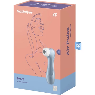 Satisfyer Pro 2 Generation 2 blue léghullámos szívó funkciós csiklóizgató