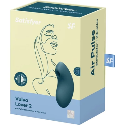 Vulva Lover 2 blue léghullámos vibrációs csiklóizgató