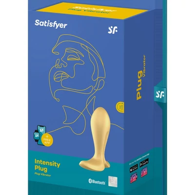 Intensity Plug gold okostelefonról is irányítható fenékdugó