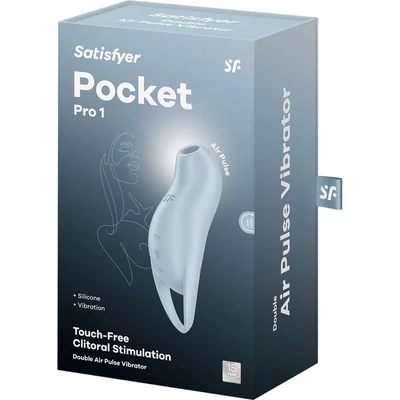 Pocket Pro 1 blue vibrációs csiklóizgató