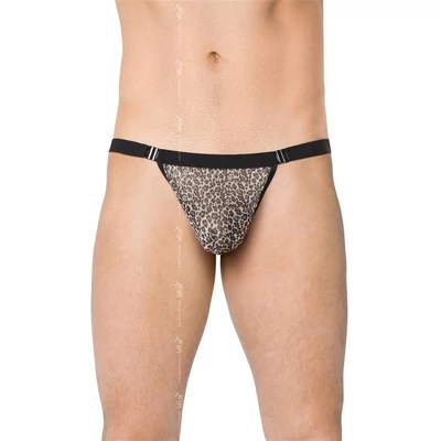 Férfi tanga  - grey panther {} OneSize