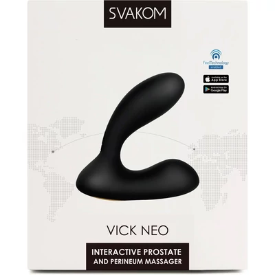 Vick Neo Black applikációval vezérelhető vibrátoros prosztata maszírozó