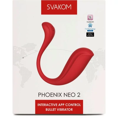 Phoenix Neo 2 hüvelyi és csiklóizgató app vezérelhető vibrátor
