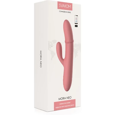 Mora Neo Peach Pink toló funkciós, memóriás csiklóizgatós vibrátor