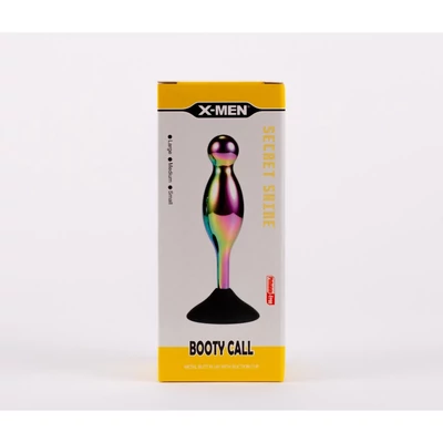 X-MEN Secret Shine Booty Call S V fenékdugó tapadókoronggal