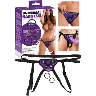 Universal Harness + 3 Rings felcsatolható hám