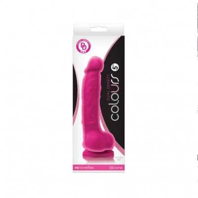 Colours Dual Density 5 inch dildó Pink