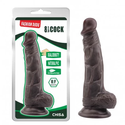 Fashion Dude 8.5 Inch herés, letapasztható dildó