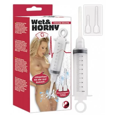 Intim zuhany - fecskendő