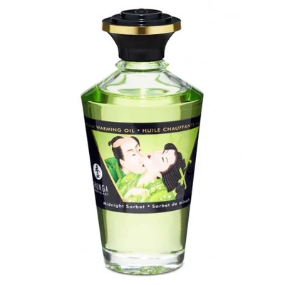 Shunga melegítő hatású masszázsolaj-midnight sorbet 100ml