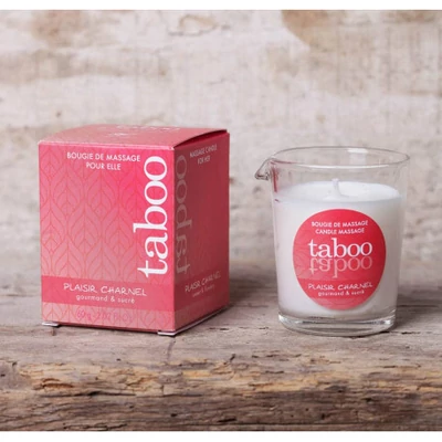 Plaisir Charnel  masszázsgyertya - kakaó virág