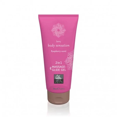 Shiatsu 2in1 masszázsolaj,síkosító-málna 200ml