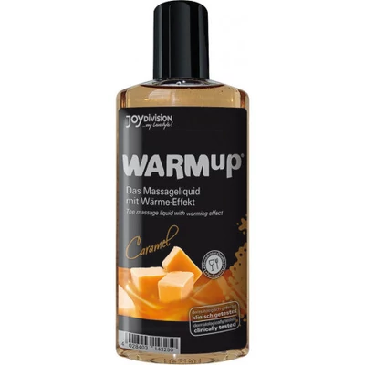 Forrósító hatású masszázs folyadék Caramel (Karamell), 150 ml